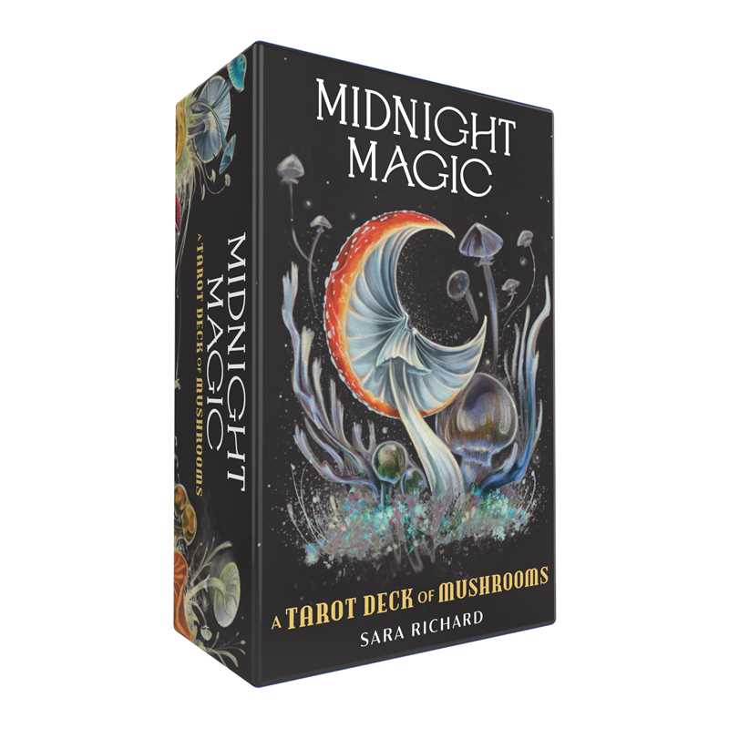 Mushroom Tarot Deck | Midnight Magic by Sara Richard