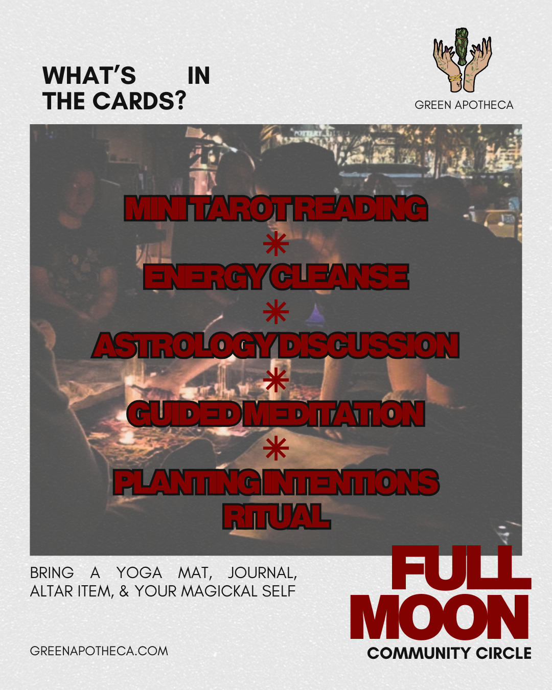 Full Moon Circle | The Blood Moon | March 3