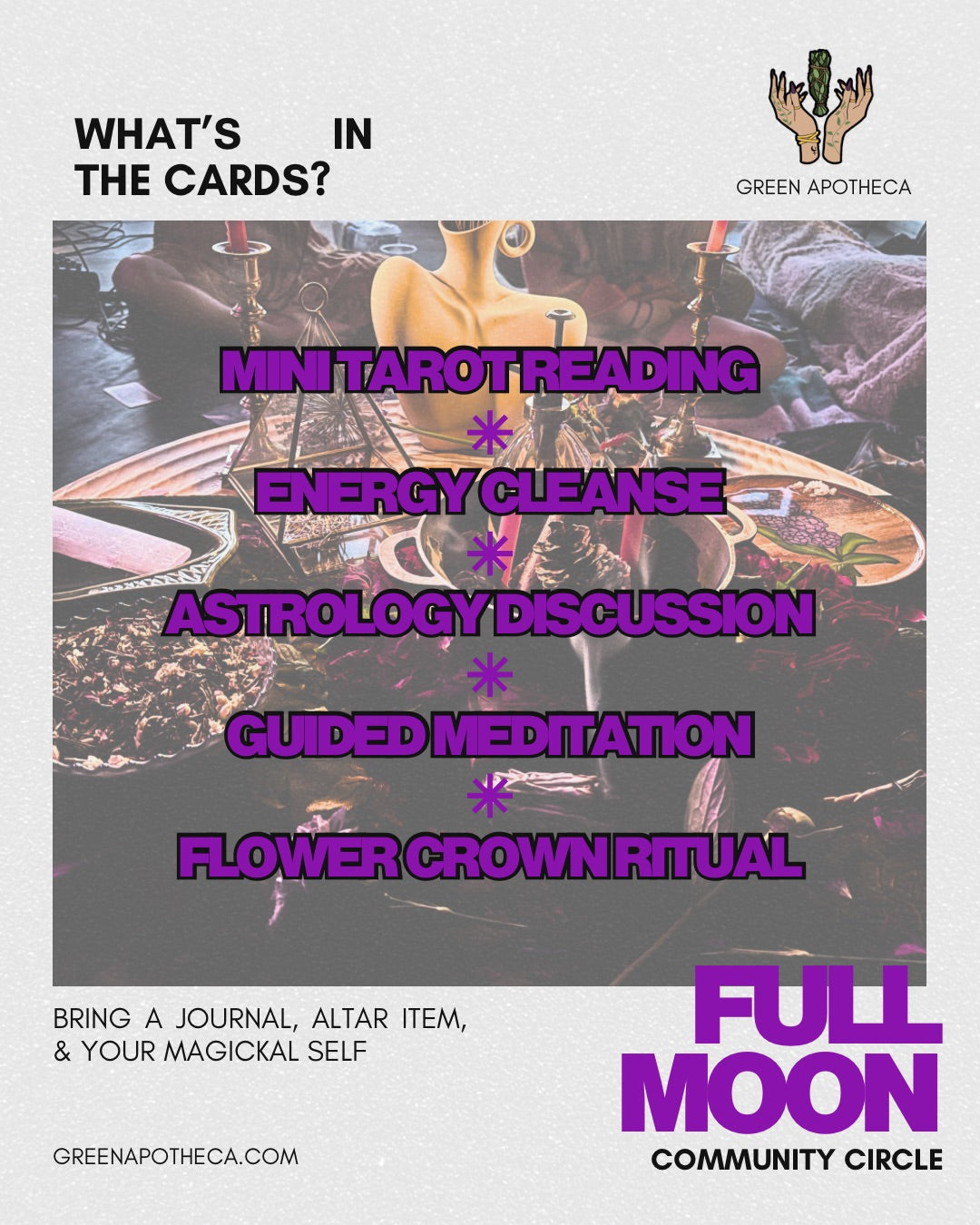 Full Moon Circle | The Flower Moon | May 1