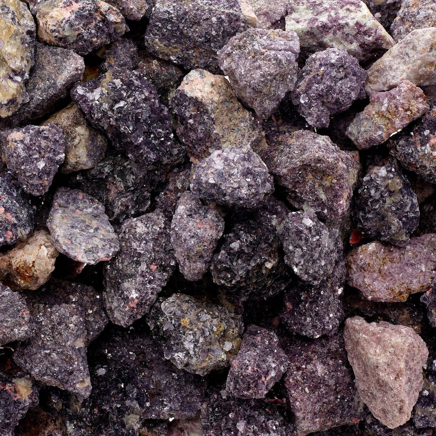 Rough Lepidolite - India - Raw Natural Stones (1 lb)