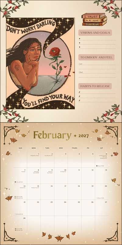 2027 Manifest Your Dreams Wall Calendar by Alexis Rakun: Calendar; 28 pages / English
