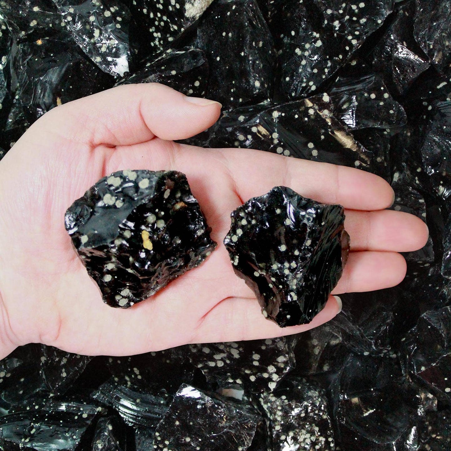 Rough Snowflake Obsidian - Mexico (1lb)
