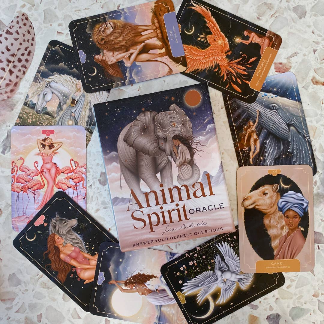Animal Spirit Oracle by Lea  Androic: Flashcards; 96 pages / English