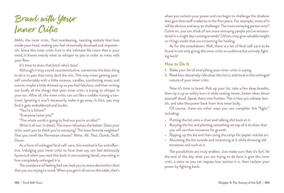 Feral Self-Care by Mandi Em: Hardcover; 224 pages / English