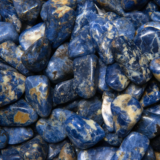 Tumbled Sodalite - L - B Grade - Brazil (1 lb)