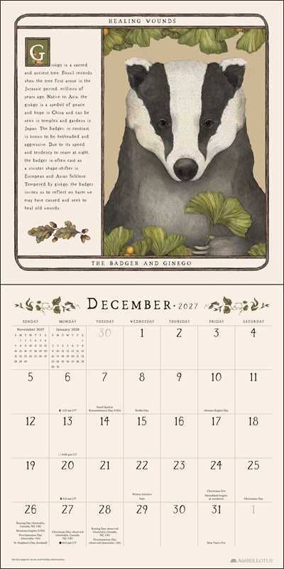 Woodland Wardens 2027 Wall Calendar by Jessica  Roux: Calendar; 24 pages / English
