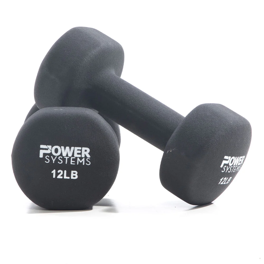 Premium Neoprene Dumbbells Set with Non-Slip Grip (Pair): 2 lbs