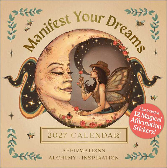 2027 Manifest Your Dreams Wall Calendar by Alexis  Rakun: Calendar; 28 pages / English