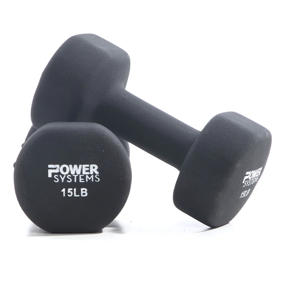 Premium Neoprene Dumbbells Set with Non-Slip Grip (Pair): 3 lbs