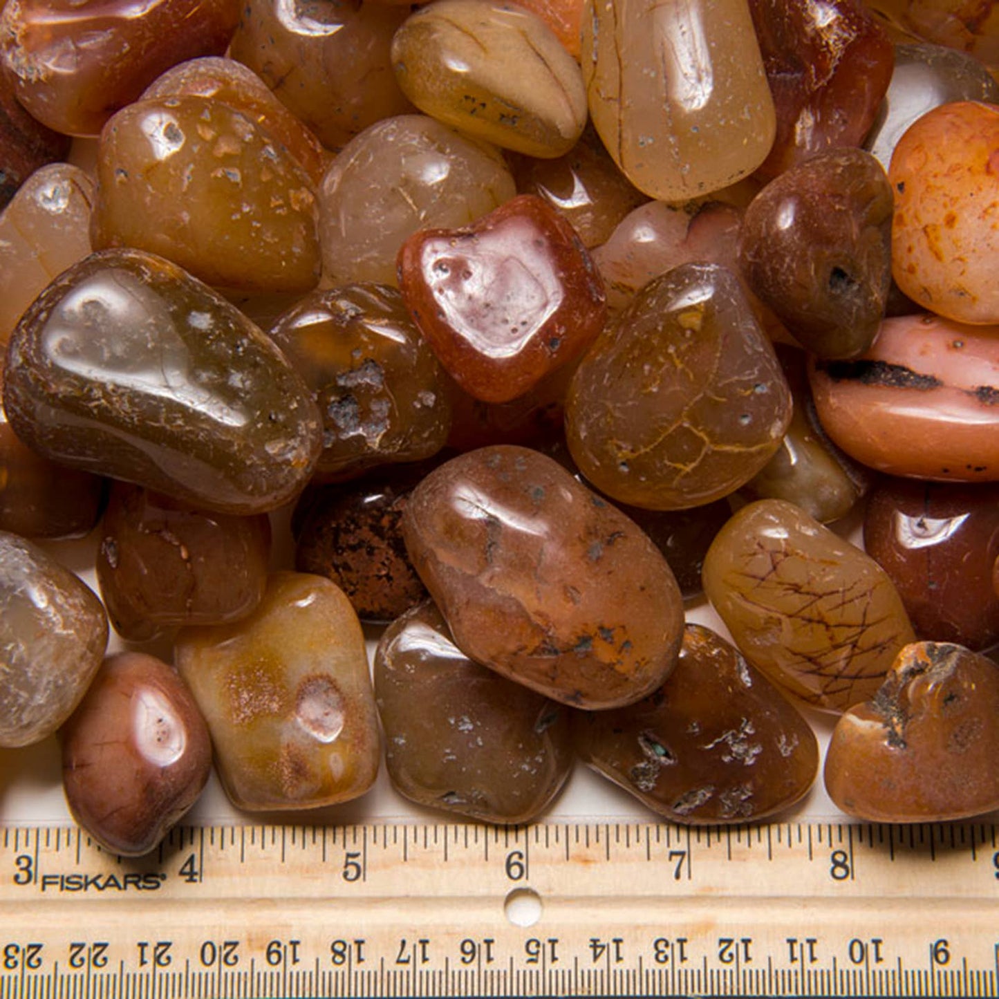 Tumbled Carnelian - L - B Grade - Brazil (1 lb)