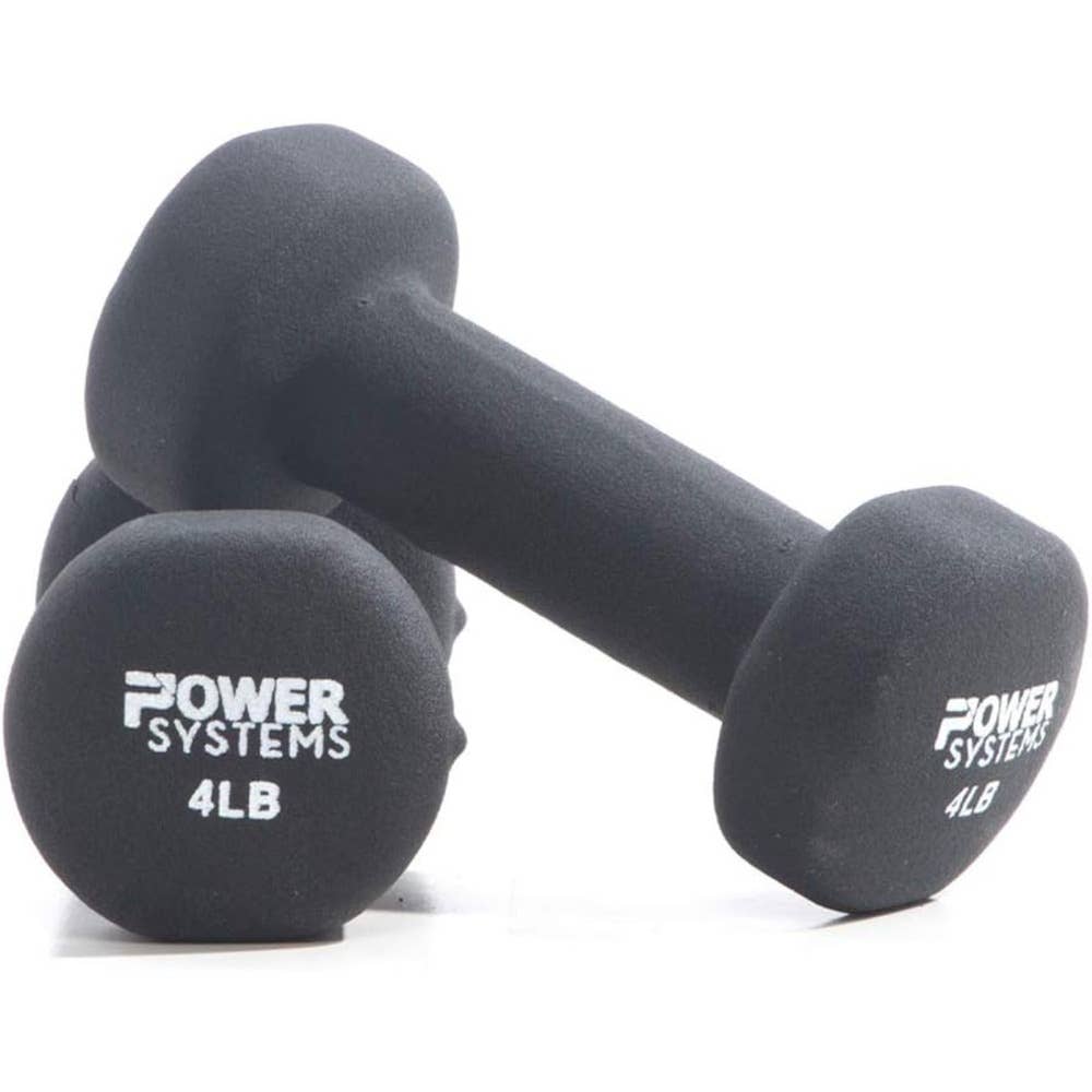 Premium Neoprene Dumbbells Set with Non-Slip Grip (Pair): 3 lbs