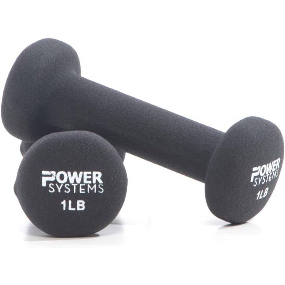Premium Neoprene Dumbbells Set with Non-Slip Grip (Pair): 2 lbs