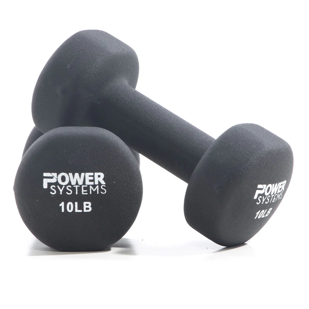 Premium Neoprene Dumbbells Set with Non-Slip Grip (Pair): 3 lbs
