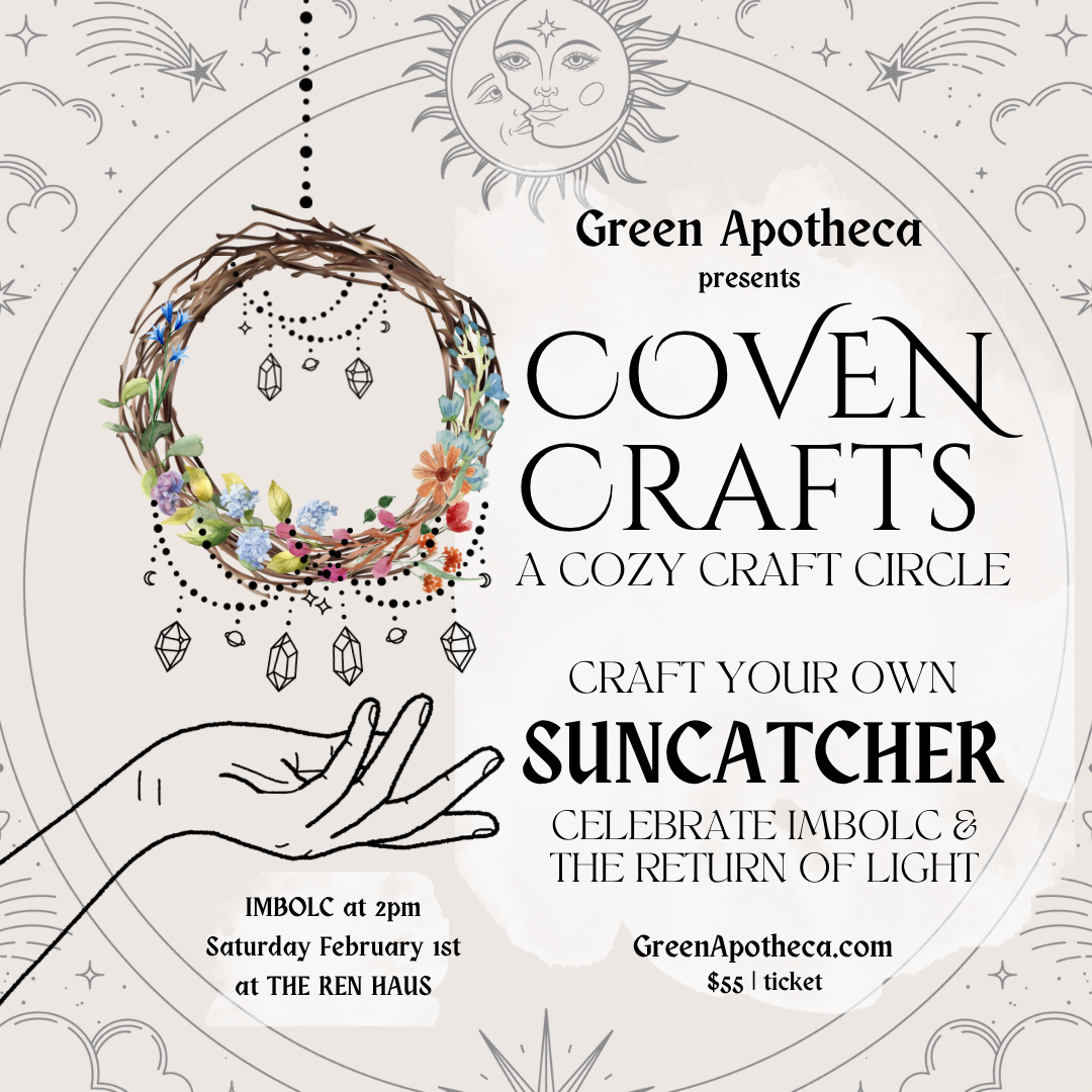 Coven Crafts | DIY Imbolc Suncatchers | Feb 1