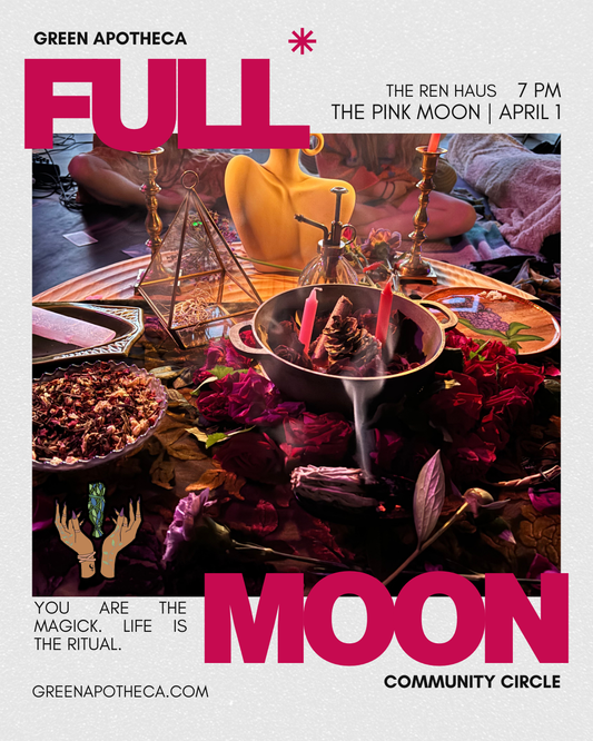 Full Moon Circle | The Pink Moon | April 1