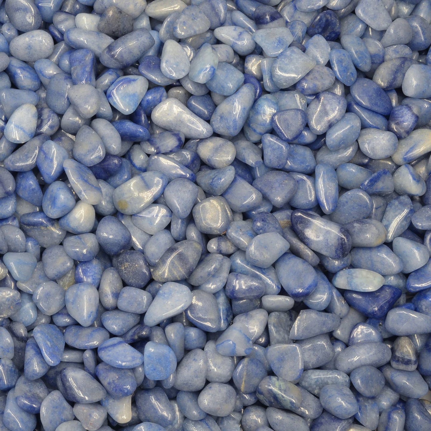 Tumbled Blue Quartz - XXS - A Grade - Brazil (1 lb)
