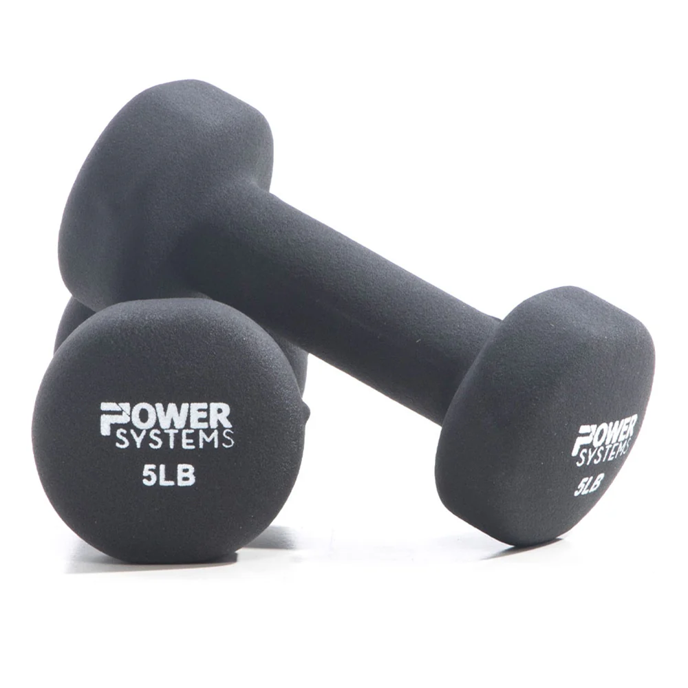 Premium Neoprene Dumbbells Set with Non-Slip Grip (Pair): 3 lbs