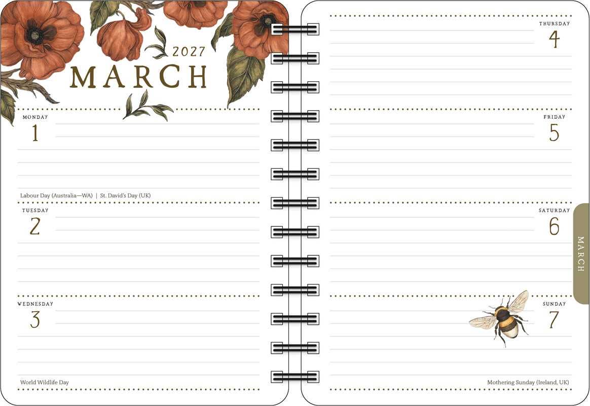 Woodland Wardens 2027 Weekly Planner by Jessica  Roux: Calendar; 224 pages / English