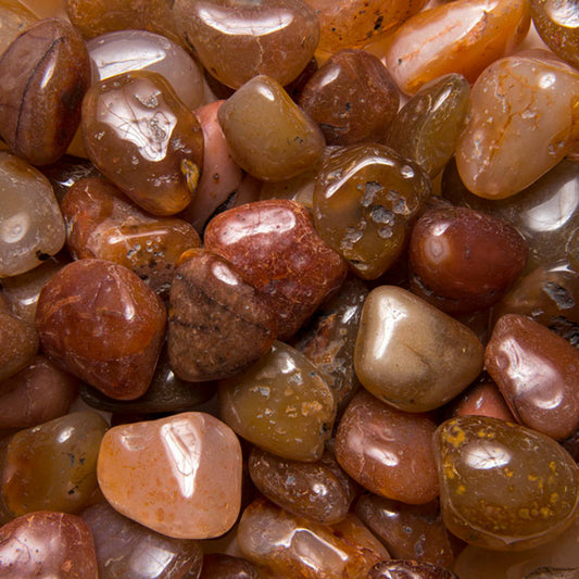 Tumbled Carnelian - L - B Grade - Brazil (1 lb)