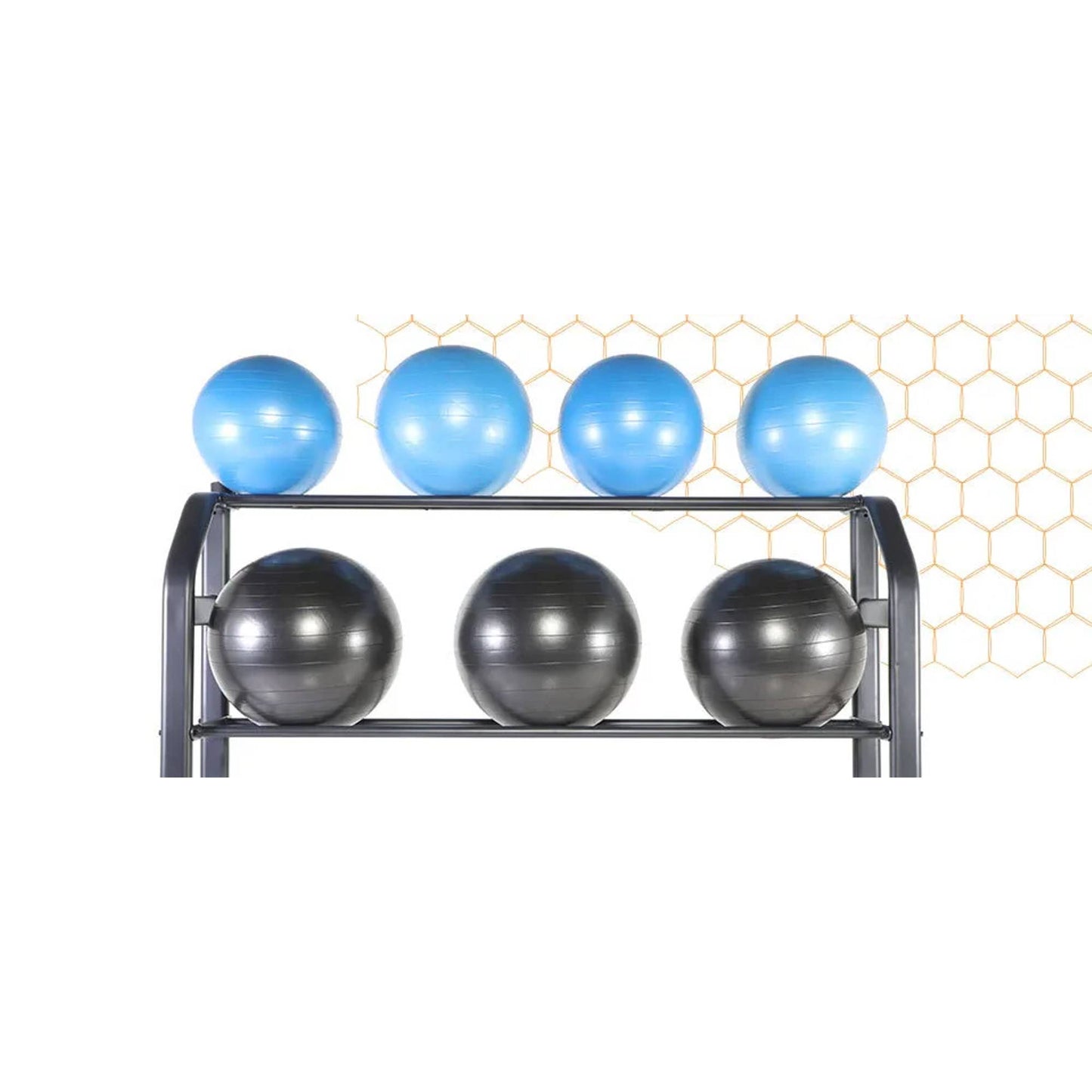 Poz-A-Ball – 8" Static PVC Balance Ball for Rehab Training: Gray