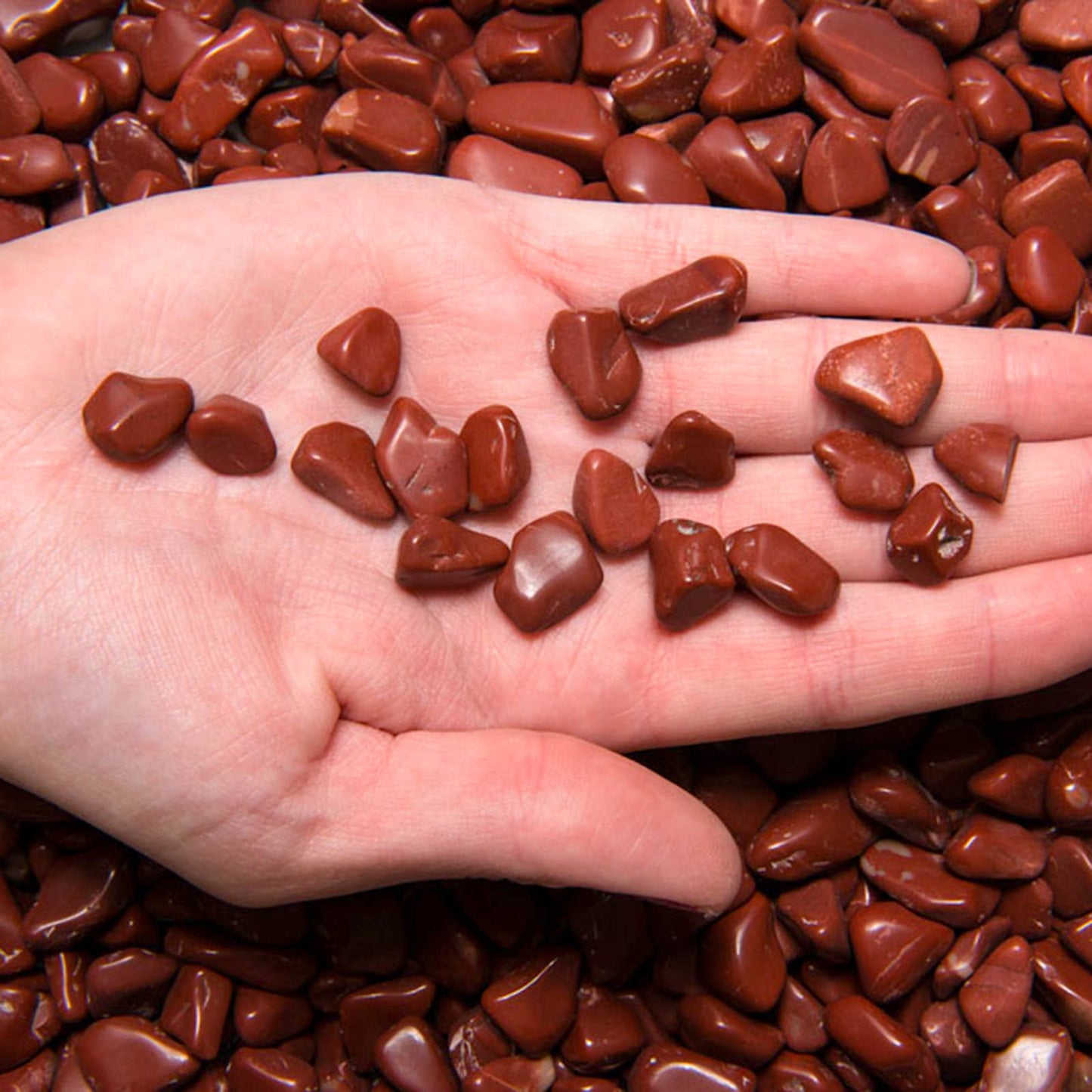 Tumbled Red Jasper - XXS - A Grade - Brazil (1 lb)