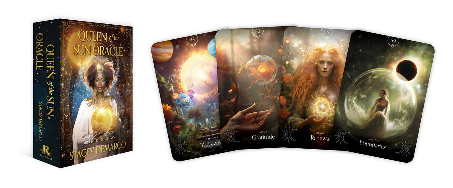 Queen of the Sun Oracle by Stacey Demarco: Flashcards; 112 pages / English