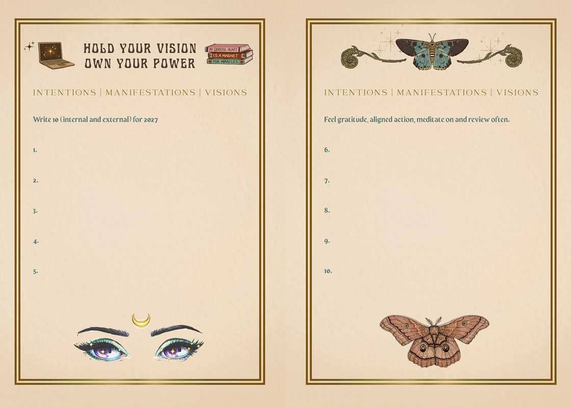 2027 Manifest Your Dreams Planner Calendar by Alexis  Rakun: Calendar; 192 pages / English