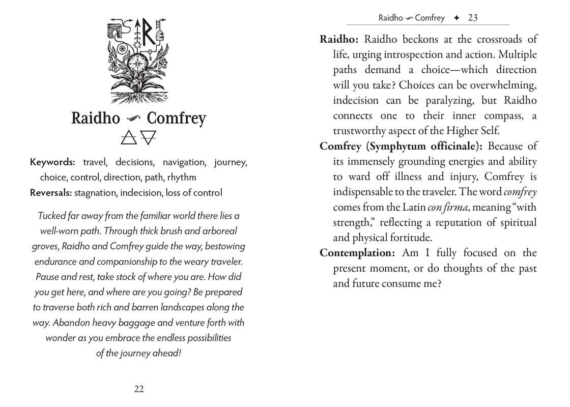 Runes and Roots Oracle by Nicolette Miele: Flashcards; 144 pages / English