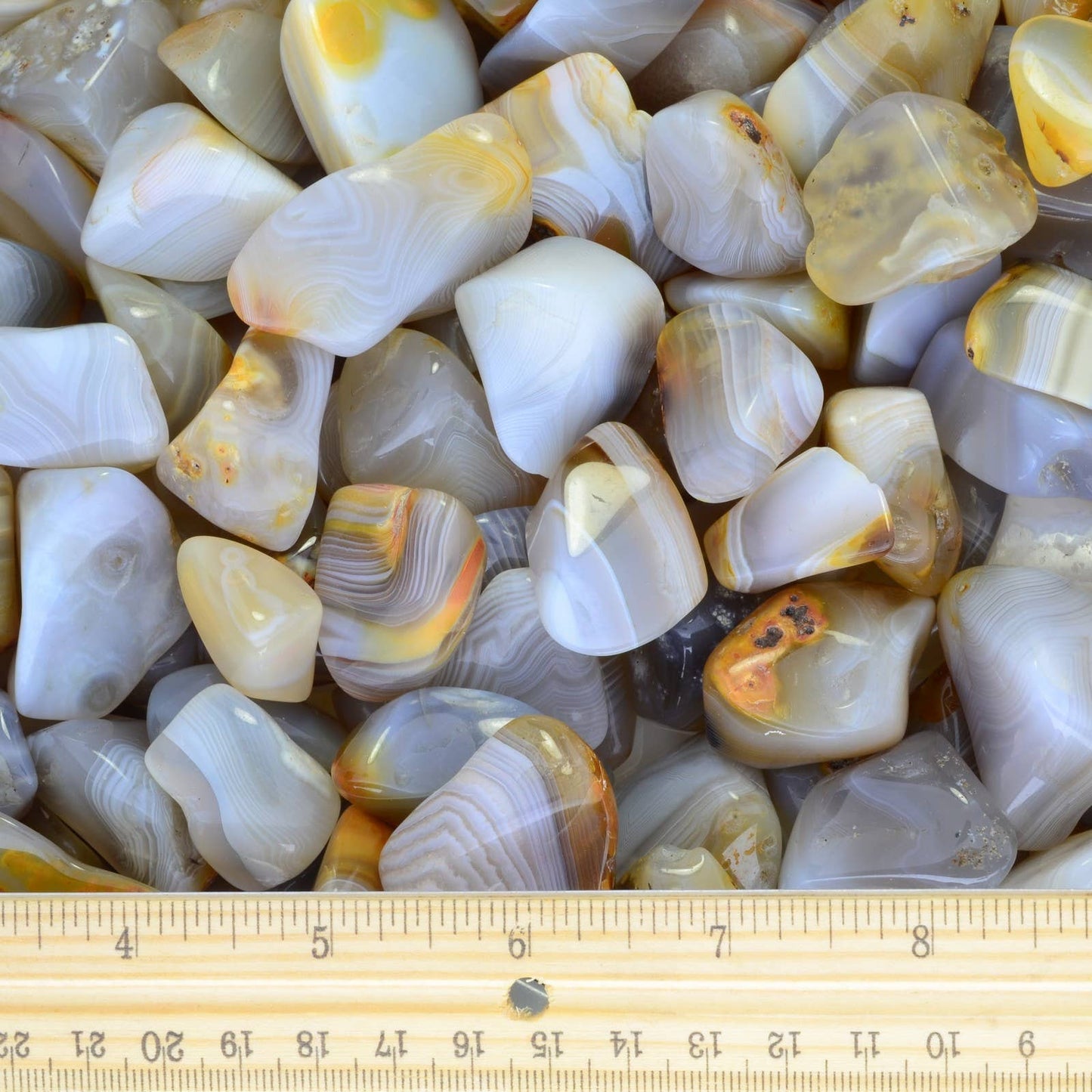 Tumbled Banded Agate - Madagascar (1 lb)